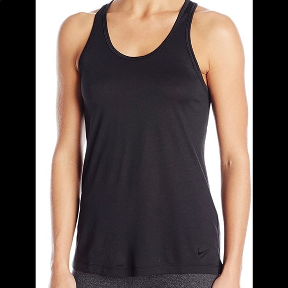 Nike Tops - Black nike Dri fit women’s racer back tank top
